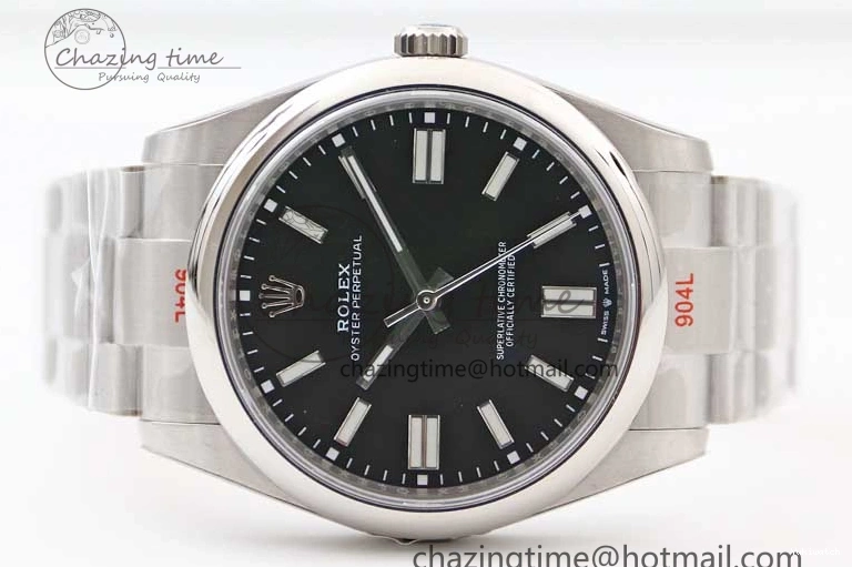 Dial A2824 Oyster Edition Best EWF Steel 124300 Black 41mm on Perpetual SS Bracelet 904L 1:1 0504